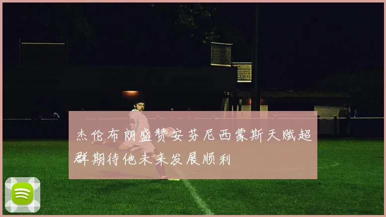 杰伦布朗盛赞安芬尼西蒙斯天赋超群期待他未来发展顺利